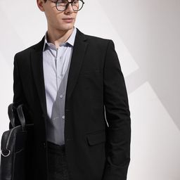 INVICTUS Notched Lapel Collar Slim Fit Formal Blazer-picture-18