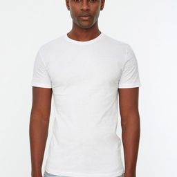 Trendyol Men White T-shirt-image-31
