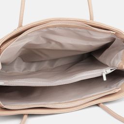 Mast & Harbour Textured Structured Shoulder Bag with Tasselled image 5