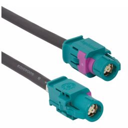 AMPHENOL RF RF Coaxial Cable Assemblies RF CABLE, HSD JACK-HSD JACK, 6.6FT, HSDSJZSJZ11-18.-image-4
