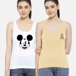 Friskers Multicolor Printed Camisole (Pack Of 2)-image-79