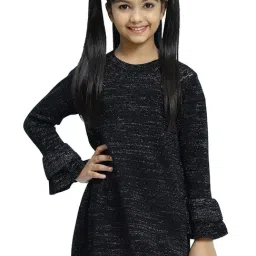 BIBA Girls Black Printed Top-image-7