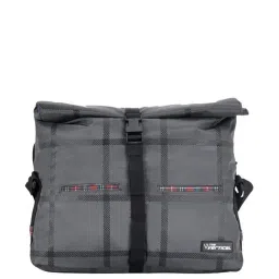 The Vertical Chequered Grey Printed Medium Cross Body Bag-picture-16