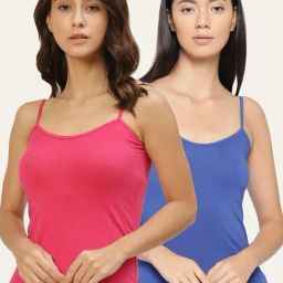 Lady Lyka Multicolor Camisole (Pack of 2)-image-77