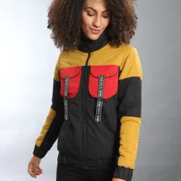 Campus Sutra Multicolor Regular fit Jacket-image-21