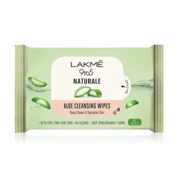 Lakme 9 to 5 Natural Aloe Cleansing Wipes - 141 gm-38