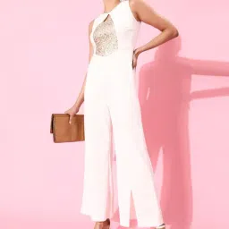 Miss Chase Off-White Embellished Jumpsuit-picture-35