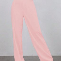 BAESD Women Colourblocked Relaxed Straight Leg High-Rise Non Iron Trousers-image-22