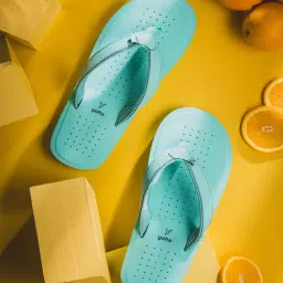 Yoho Women's Arch Support Sea Green Flip Flops-image-67
