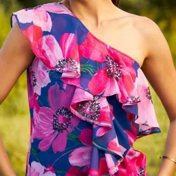 mabish by sonal jain Mabish Multicolored Printed Top image 4