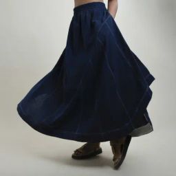Tutkaa Indigo What Does Coming Home Feel Like Manzil Skirt-17