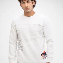 Spykar White Slim Fit Sweatshirt-picture-39