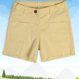 MINIKLUB Girls Yellow Solid 1 Shorts-image-59