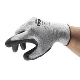 Ansell Edge 48-701 Black Polyester Spandex Abrasion Resistant Cut Resistant Work Gloves Size 8 Polyurethane Coating, 48701VP080-picture-38