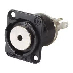 SWITCHCRAFT/CONXALL 3.5 mm 3-Conductor Stereo Jack Black With Solder Contacts And 4-40 Screws, EH35MMSSCB-picture-42