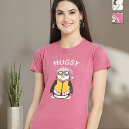 Tromko Women Typography 3 Printed Applique T-shirt-image-93