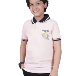 Cantabil Boys Peach Printed T-Shirt-image-82
