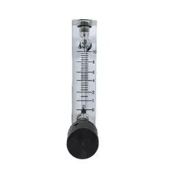 Japsin Instrumentation Acrylic Tube Rotameter 0 to 10 LPM Range ±2% Full Scale, JIPL-ATR-O2-2-4
