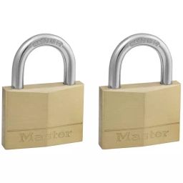 MASTER LOCK Padlock Brass Padlock Keyed Alike 7 mm Shackle 50 mm Body, 150EURT-image-43
