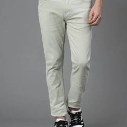 Red Tape Slate Green Skinny Fit Jeans-image-6