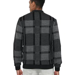 Allen Solly Grey Regular Fit Self Pattern Reversible Jacket image 3