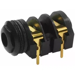 RS PRO Jack Connector 6.35 mm Panel Mount Mono Socket 2 Pole 5 A, 1438937-17