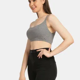 Da Intimo Grey Full Coverage Bralette image 3