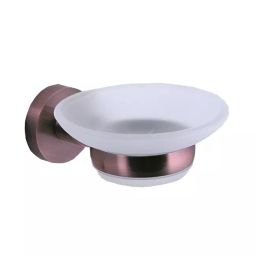 Parryware Nightlife ‎Wall Mounted Soap Holder with Glass Red Copper T4995A6-image-86