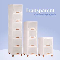 Kuber Industries Transparent & Brown 12 Units Reusable Drawer Organiser image 3