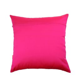 ANS Fuchsia Pink Set of 5 Striped Square Cushion Covers image 4