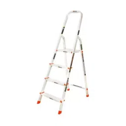 Eurostar 4 Steps Aluminum Ladder With Platform-34