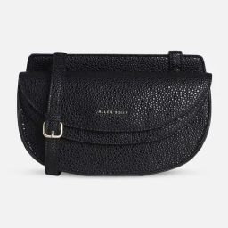 Allen Solly Black Textured Medium Sling Handbag-image-107
