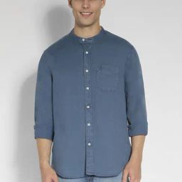 American Eagle Blue Regular Fit Shirt-picture-39
