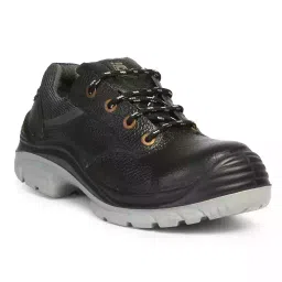 Hillson Nucleus Steel Toe Safety Shoes Low Ankle PU Sole Black Full Grain Leather Size UK 9-image-14