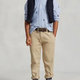 Polo Ralph Lauren Boys Printed Cotton Oxford Shirt-image-18