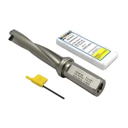 A.D INTERNATIONAL Indexable Insert U Drill Through Coolant 41.5 mm x 3D x 32 mm Weldon Shank with Free 10 Pcs Carbide Inserts, LD-BFYZ-F97N-picture-12