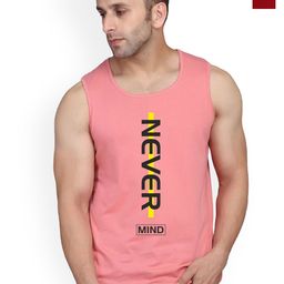 SLOWLORIS Pack Of 2 Typography Printed Scoop Neck Bio-Wash Gym Innerwear Vests-picture-7
