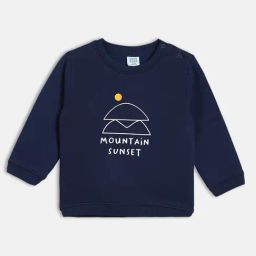 Miniklub Boys Navy Regular Fit Knitted Sweatshirt-picture-10