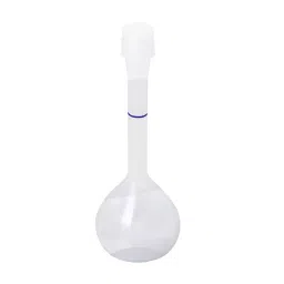 Omsons Germany 500 ml Blue Print Volumetric Flask with PP Stopper 52P/1-33