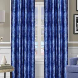 Romee Blue Cotton Self Curtains and Sheers-picture-38