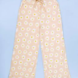 Kiddopanti Girls Peach Cotton Printed Regular Fit Pajamas-image-21