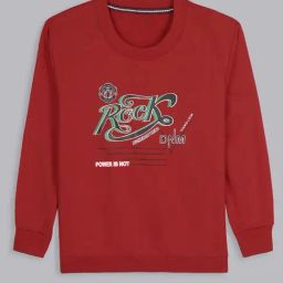 Bolly Lounge Boys Red Cotton Regular Fit Printed Sweatshirt-picture-36