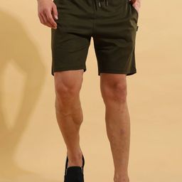 GREEN AGE Men Regular Fit Mid-Rise Cotton Shorts-picture-31
