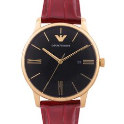 Emporio Armani Men Leather Analogue Watch AR11673I-33