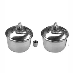 RANDHAWA GLOBAL Stainless Steel Spirit Lamp for Chemistry Labs, RG-4471 (Pack of 2 Pcs)-16
