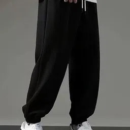 YOU FOREVER Men Cotton Baggy Mid Rise Joggers-image-47