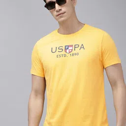 U.S. Polo Assn. Pure Cotton Brand Logo PrintedSlim Fit T-shirt-picture-24
