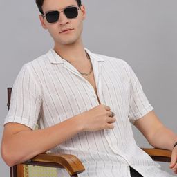 HERE&NOW Men Slim Fit Opaque Casual Shirt-picture-11