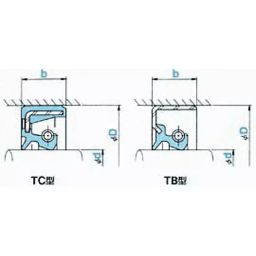 NOK φ240x275 mm TB Type Acrylic Rubber Oil Seal, TB 240 275 18 T-image-4