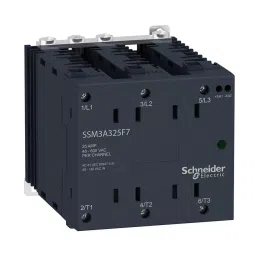 Schneider Electric 600 V AC 3P-NO 25 A DIN Rail Solid State Interface Relay, SSM3A325F7-9